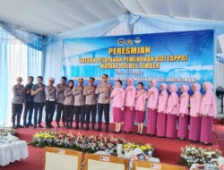 Polres Jember Resmikan SPPG Mayang Dukung Kesuksesan Program Nasional Makan Bergizi Gratis